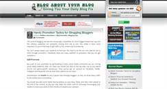 Desktop Screenshot of blogaboutyourblog.com